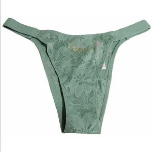 Victorias Secret PINK Lace Brazilian Panty Size Large NEW